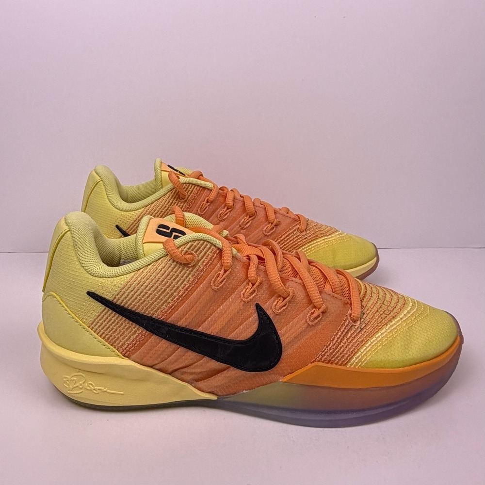 Nike Sabrina 3 'Bring The Heat' Women's Size 7 Soft Yellow Black IB2273-700